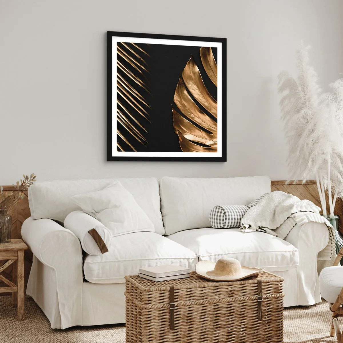 Affiche dans un cadre noir - Poster - Différent et tout aussi cher - 60x60 cm