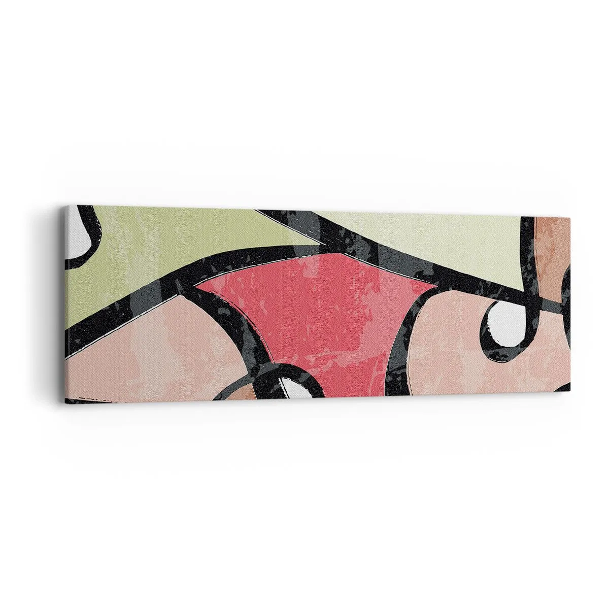 Impression sur toile - Image sur toile - Pirouettes parmi les couleurs - 90x30 cm