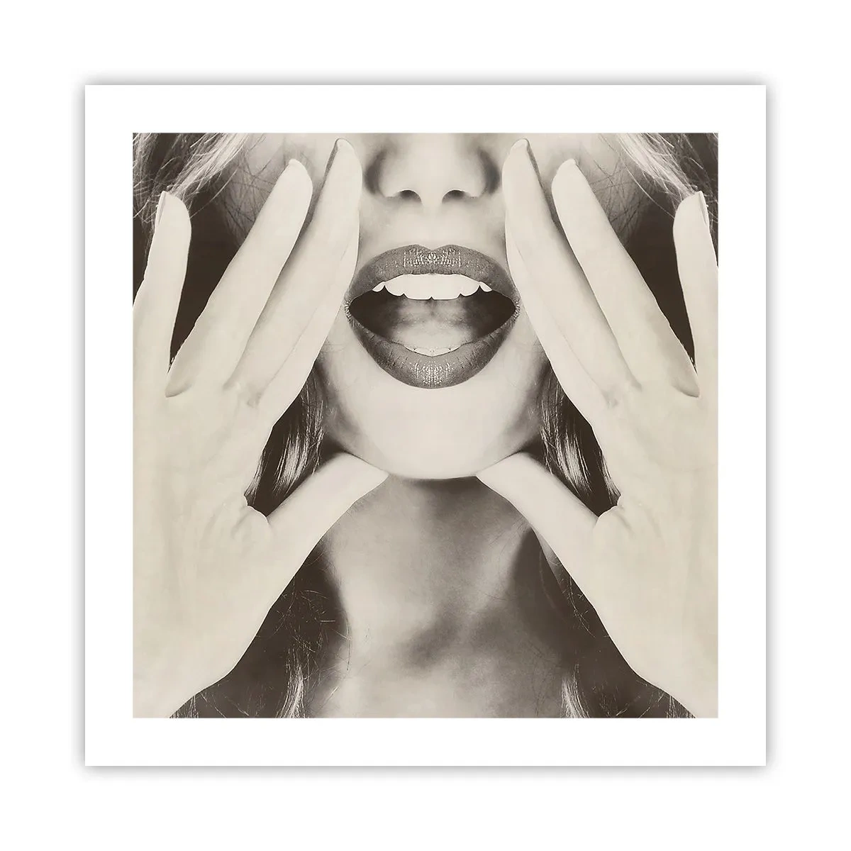 Affiche - Poster - J'arrive! - 50x50 cm