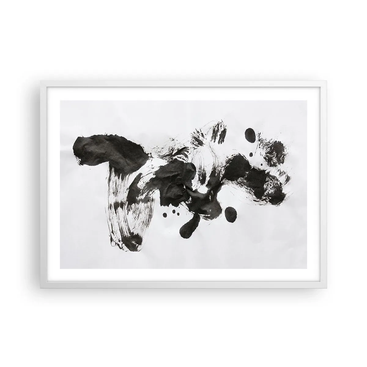 Affiche dans un cadre blanc - Poster - De la méthode dans la folie ? - 70x50 cm