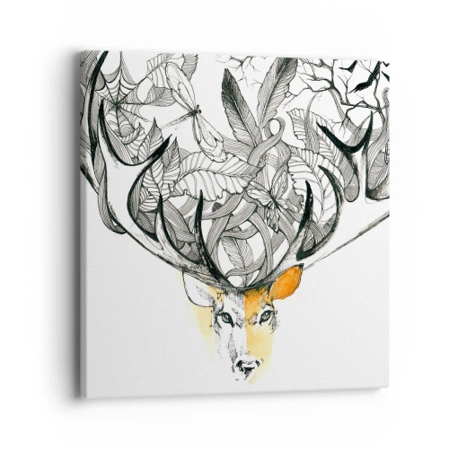 Impression sur toile - Image sur toile - Corne d'abondance - 40x40 cm