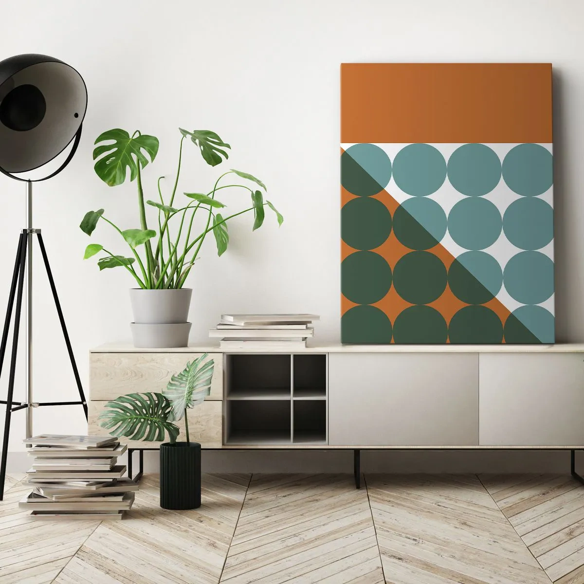 Impression sur toile - Image sur toile - En haut et en diagonale - 45x80 cm