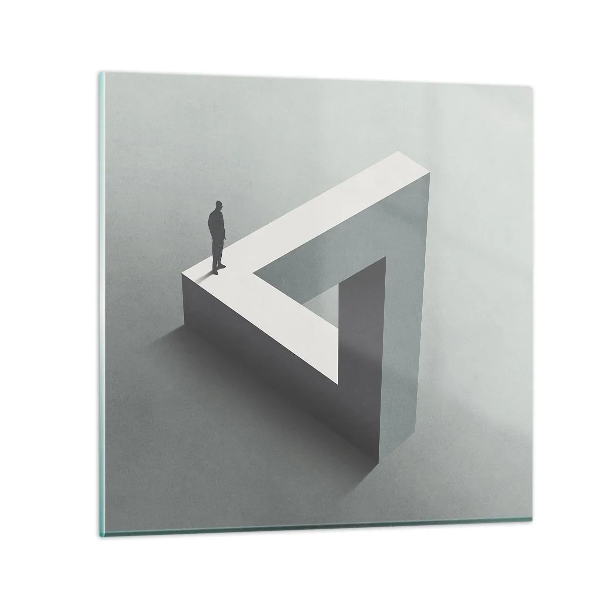 Impression sur verre - Image sur verre - Mais c'est possible - 30x30 cm