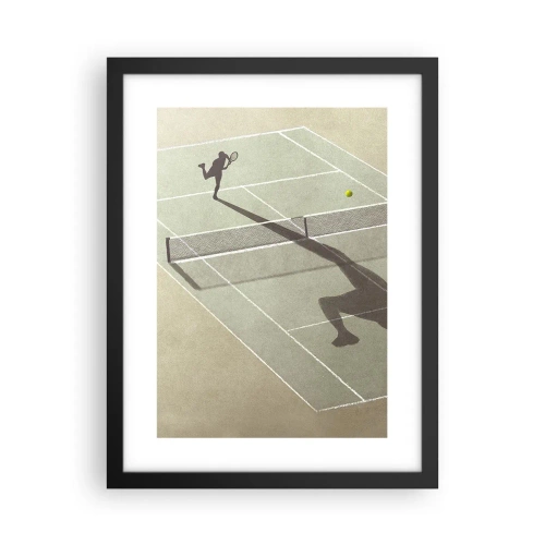 Affiche dans un cadre noir - Poster - Dépassement de soi - 30x40 cm