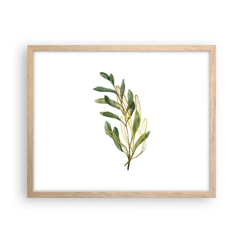 Affiche dans un chêne clair - Poster - Tout ce qui est bon - 50x40 cm