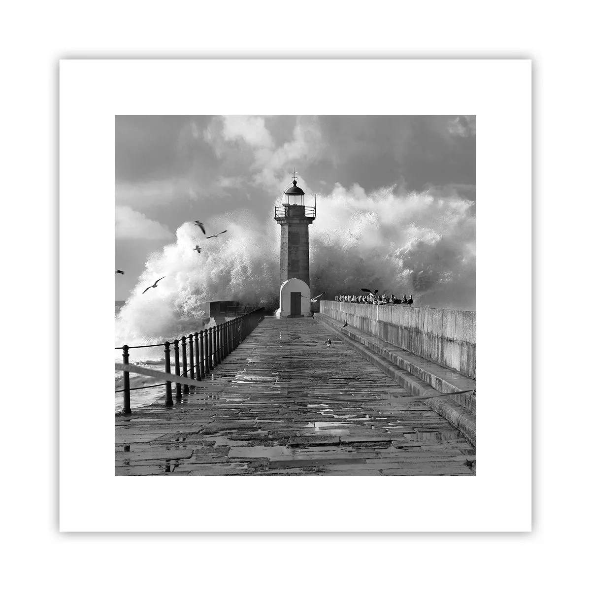 Affiche - Poster - Sans peur - 30x30 cm