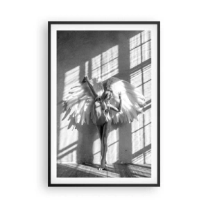 Affiche dans un cadre noir - Poster - Directement du ciel - 61x91 cm