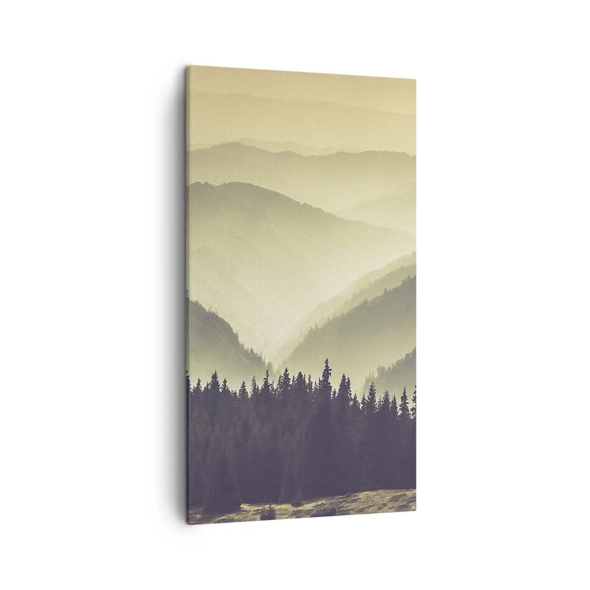 Impression sur toile - Image sur toile - Derrière les sept montagnes… - 45x80 cm