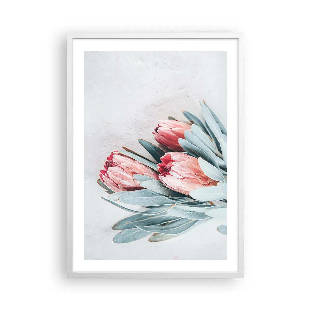 Affiche dans un cadre blanc - Poster - Honte de leur propre beauté - 50x70 cm