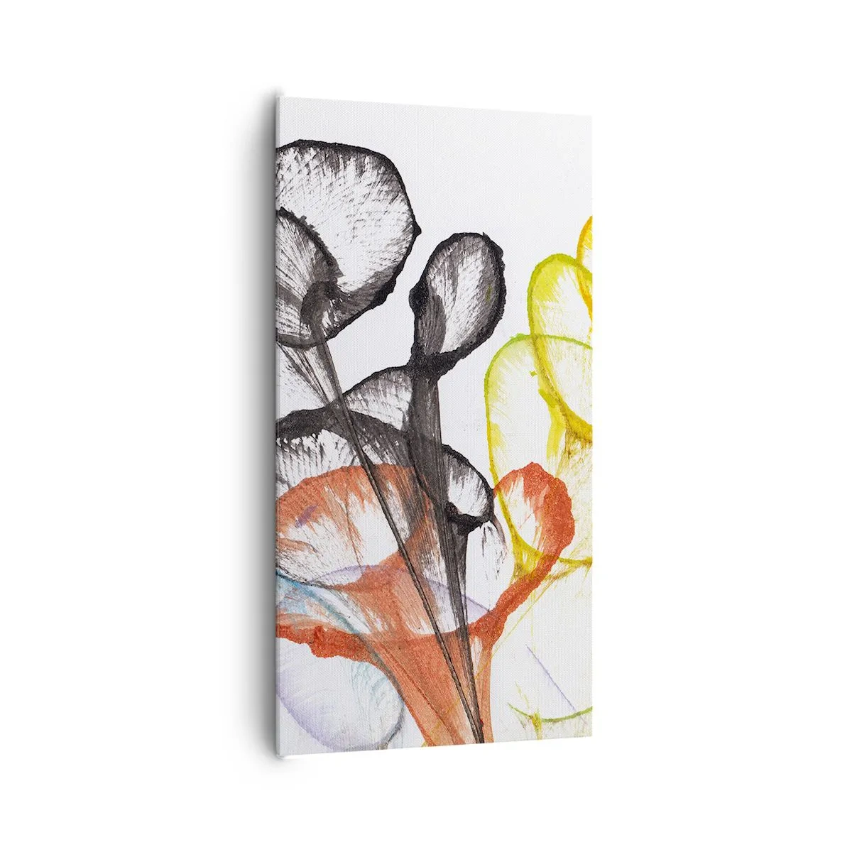 Impression sur toile - Image sur toile - Fleurs avec une âme - 65x120 cm