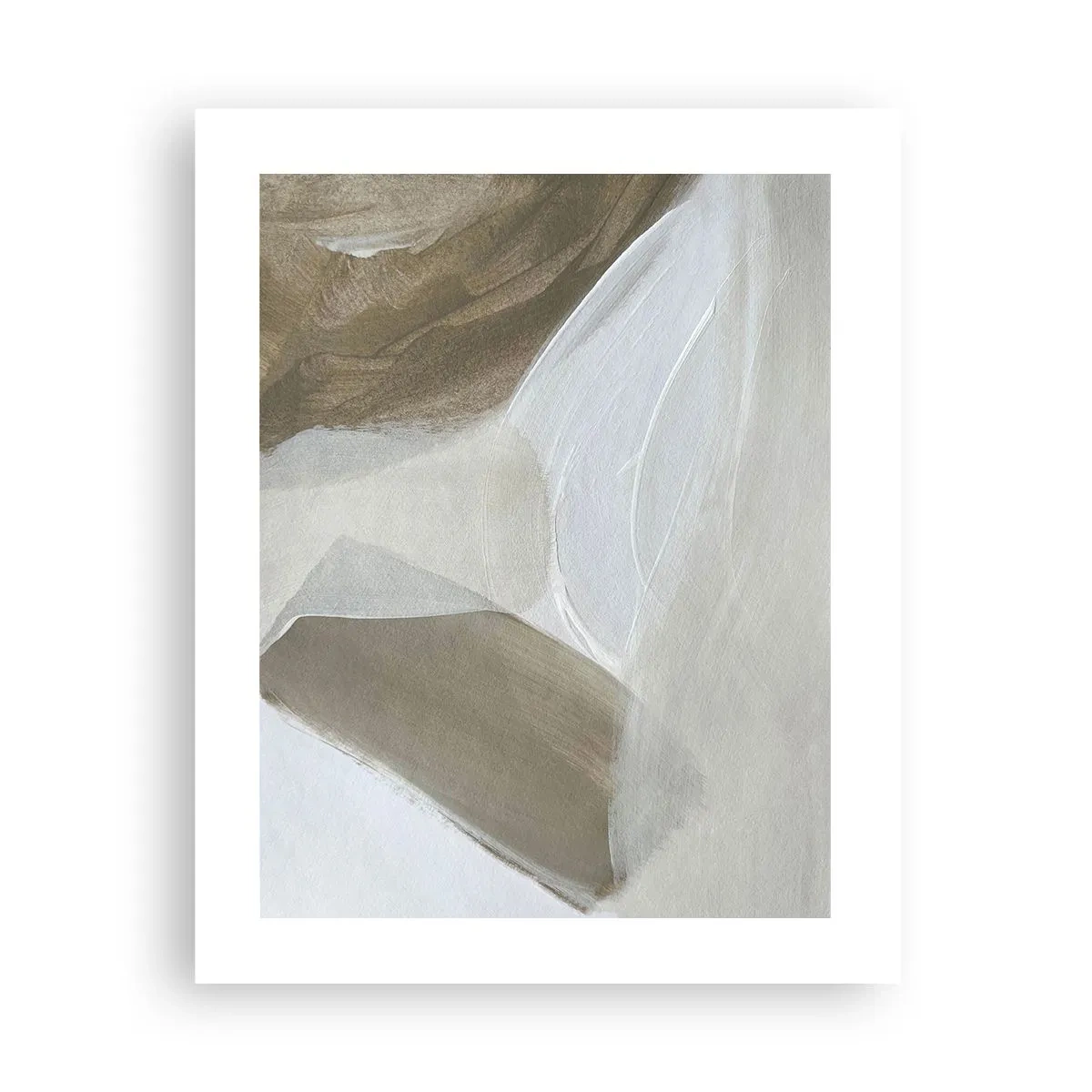 Affiche - Poster - Une vague de blanc - 40x50 cm