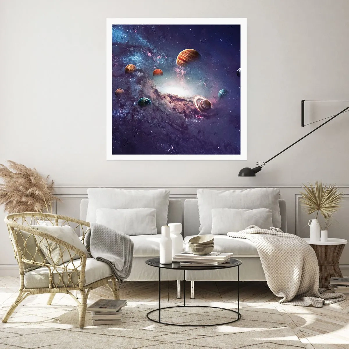 Affiche - Poster - Système de danse solaire - 60x60 cm