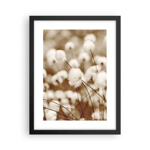 Affiche dans un cadre noir - Poster - Tige moelleuse - 30x40 cm