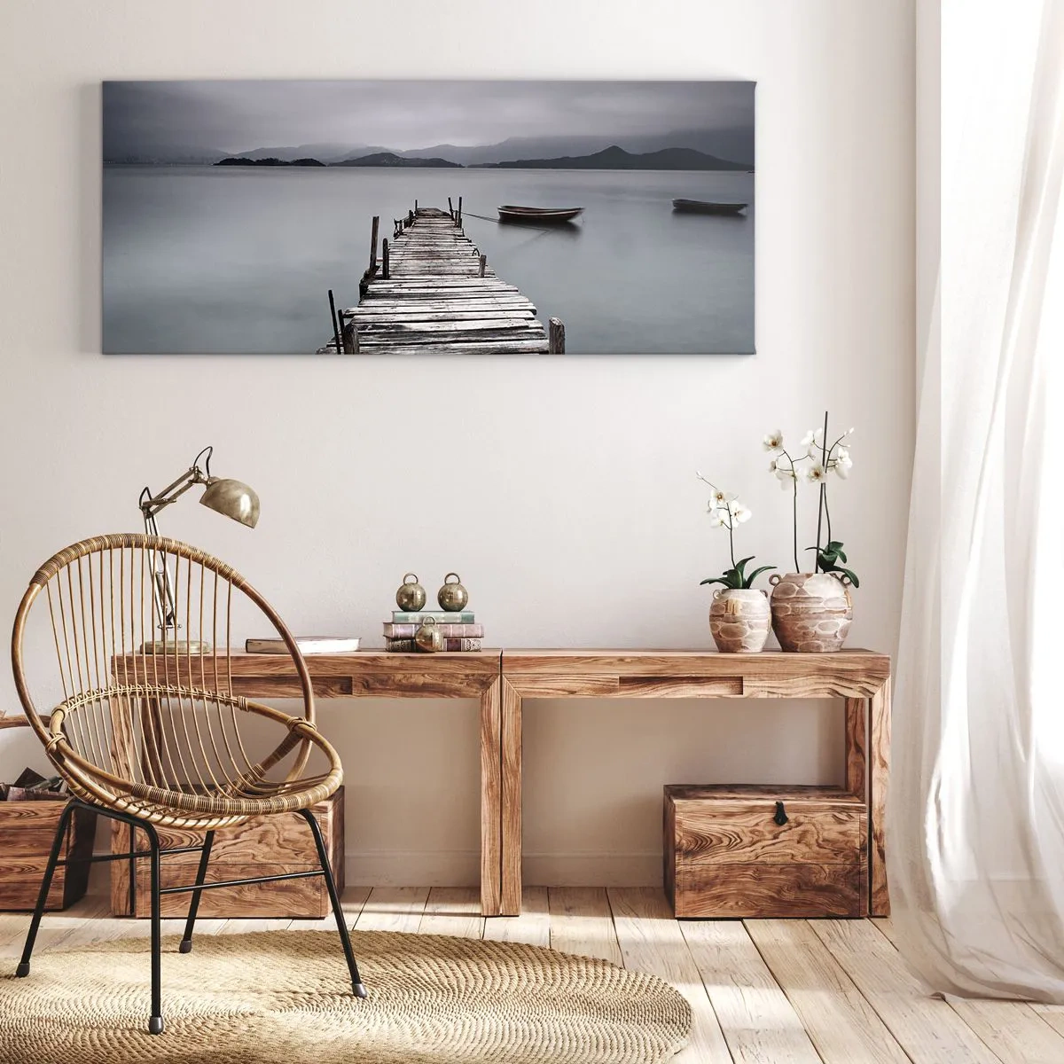 Impression sur toile - Image sur toile - Tu peux partir demain - 100x40 cm