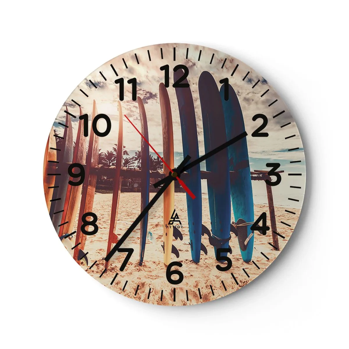 Horloge murale - Pendule murale - Bonne nuit, à demain - 40x40 cm