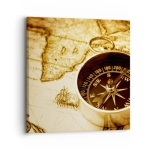 Impression sur toile - Image sur toile - Est ou ouest? - 30x30 cm