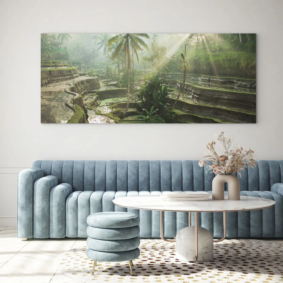 Impression sur verre - Image sur verre - Grandir au soleil - 90x30 cm