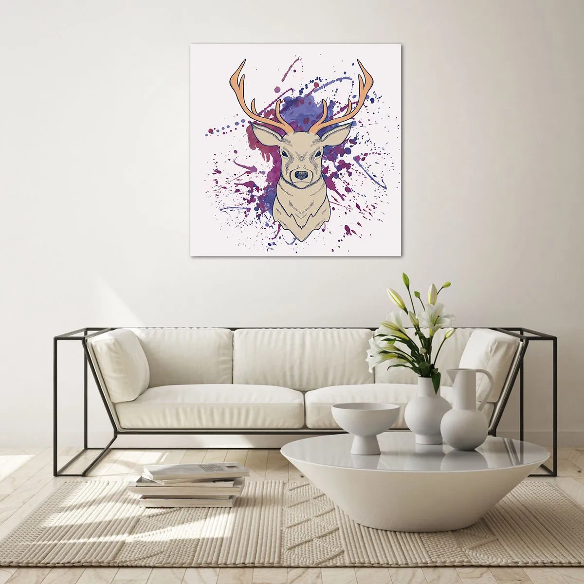 Impression sur verre - Image sur verre - Courage et équilibre - 70x70 cm