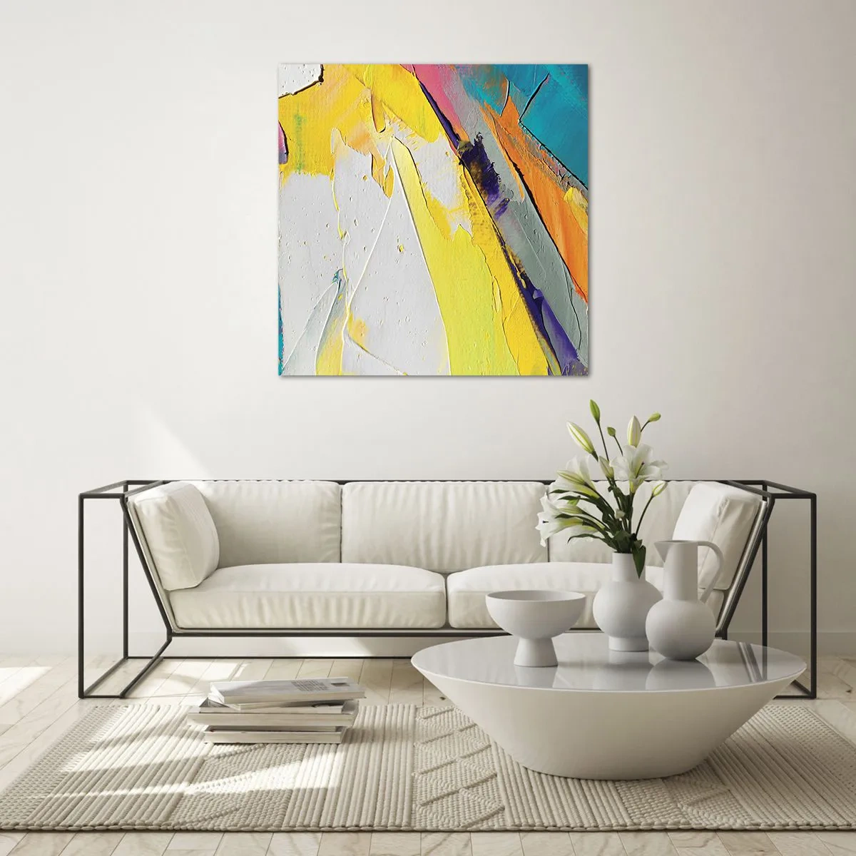 Impression sur verre - Image sur verre - Anatomie du monde - 70x70 cm