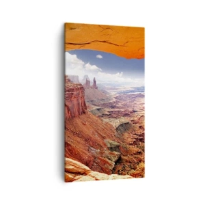 Impression sur toile - Image sur toile - Sculpté par la nature elle-même - 45x80 cm