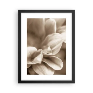 Affiche dans un cadre noir - Poster - Doux comme un sourire - 30x40 cm