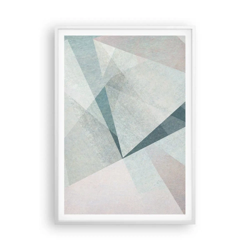 Affiche dans un cadre blanc - Poster - Calme bien que dynamique - 70x100 cm