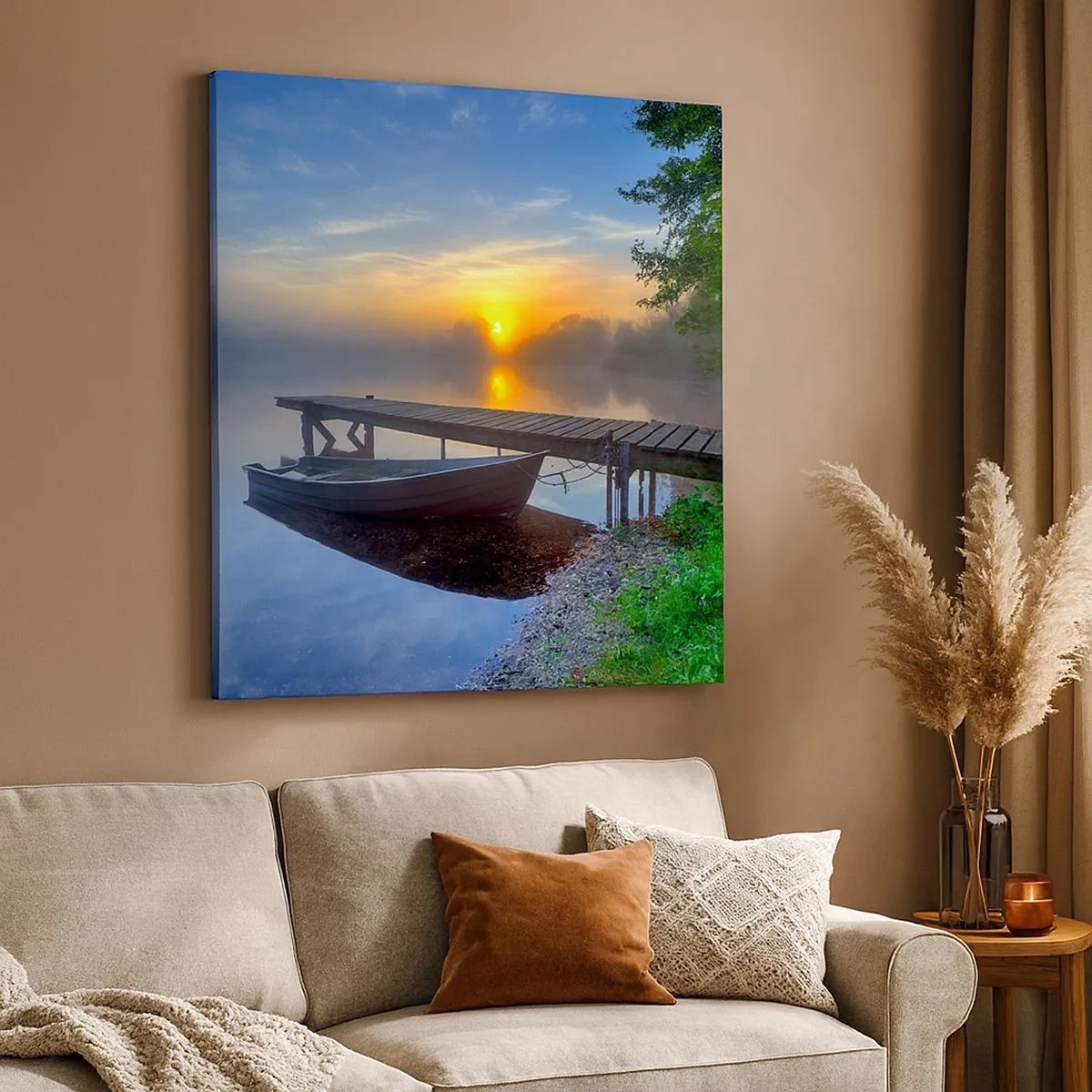 Impression sur toile - Image sur toile - Comment l'ordinaire se transforme en magie - 30x30 cm