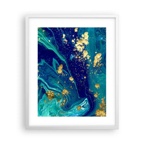 Affiche dans un cadre blanc - Poster - Les pétales du soleil - 40x50 cm