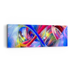 Impression sur toile - Image sur toile - La danse des nuances - 90x30 cm