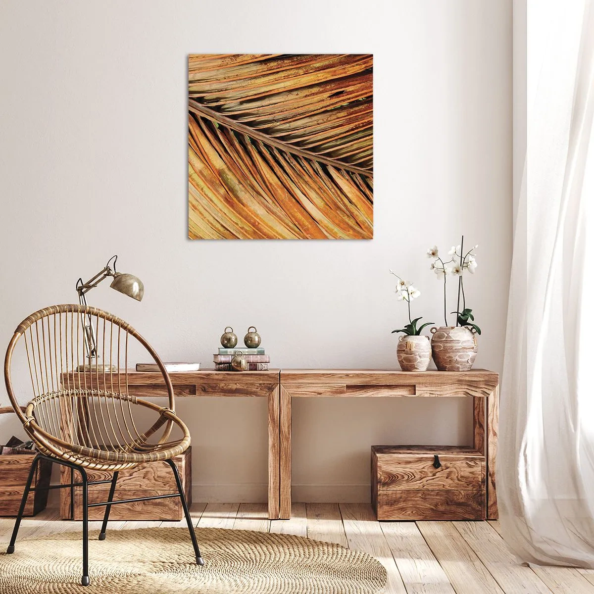 Impression sur toile - Image sur toile - Or de noix de coco - 40x40 cm