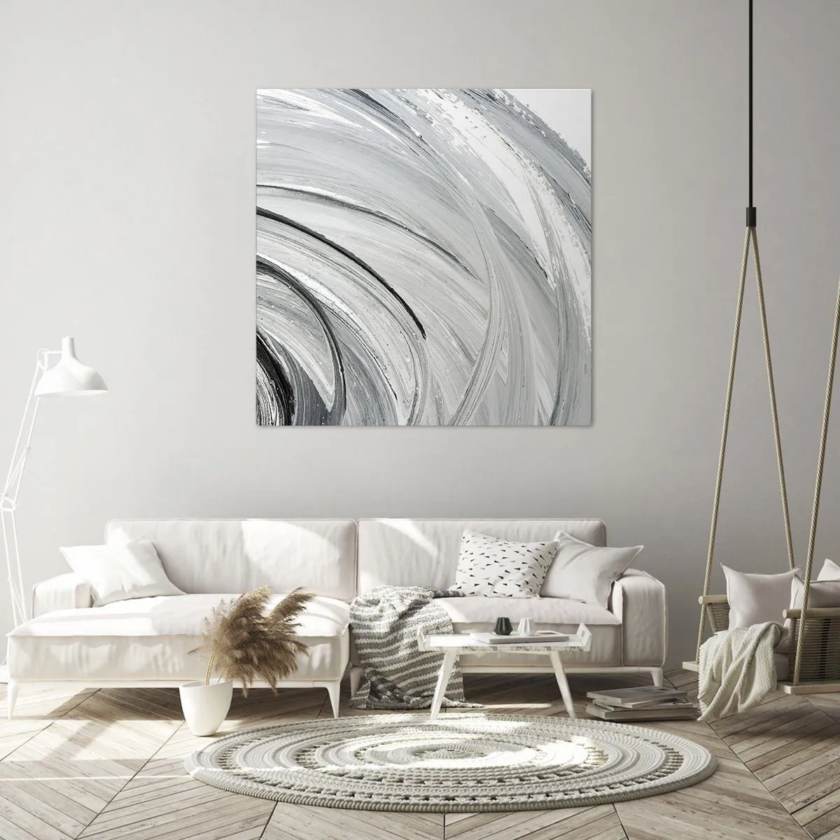 Impression sur toile - Image sur toile - Composition orbitale - 30x30 cm