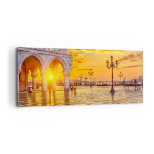Impression sur toile - Image sur toile - Où est tout le monde? - 100x40 cm