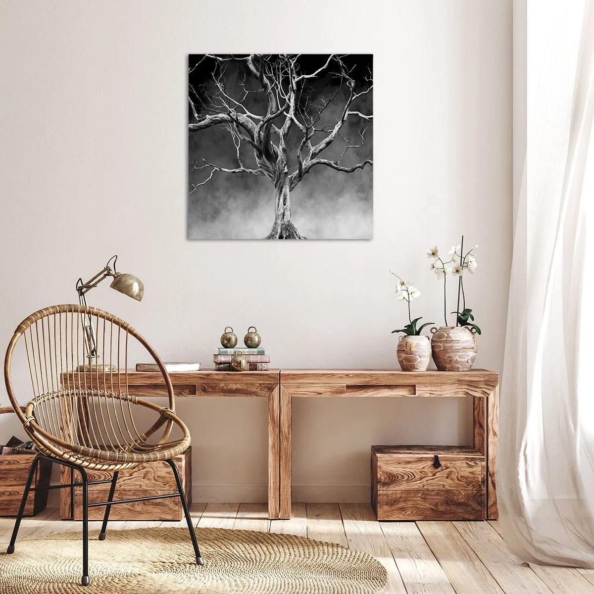 Impression sur toile - Image sur toile - Primordial et sacré - 70x70 cm