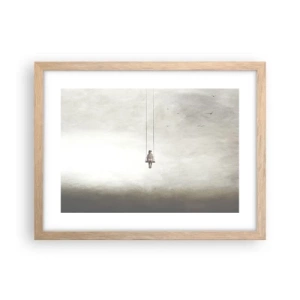 Affiche dans un chêne clair - Poster - Enfant en nous - 40x30 cm