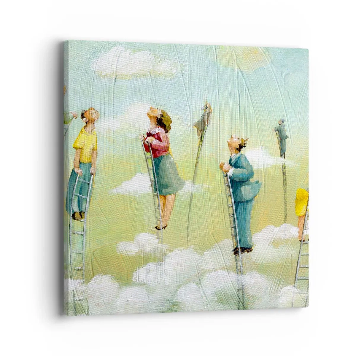 Impression sur toile - Image sur toile - Derrière ton rêve - 40x40 cm