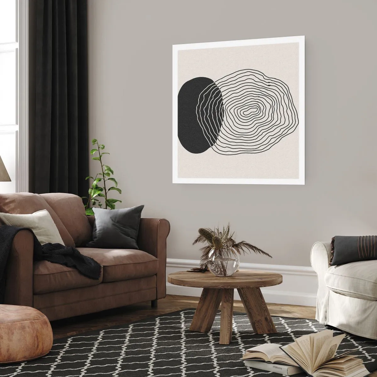 Affiche - Poster - Durabilité et oscillation - 40x40 cm
