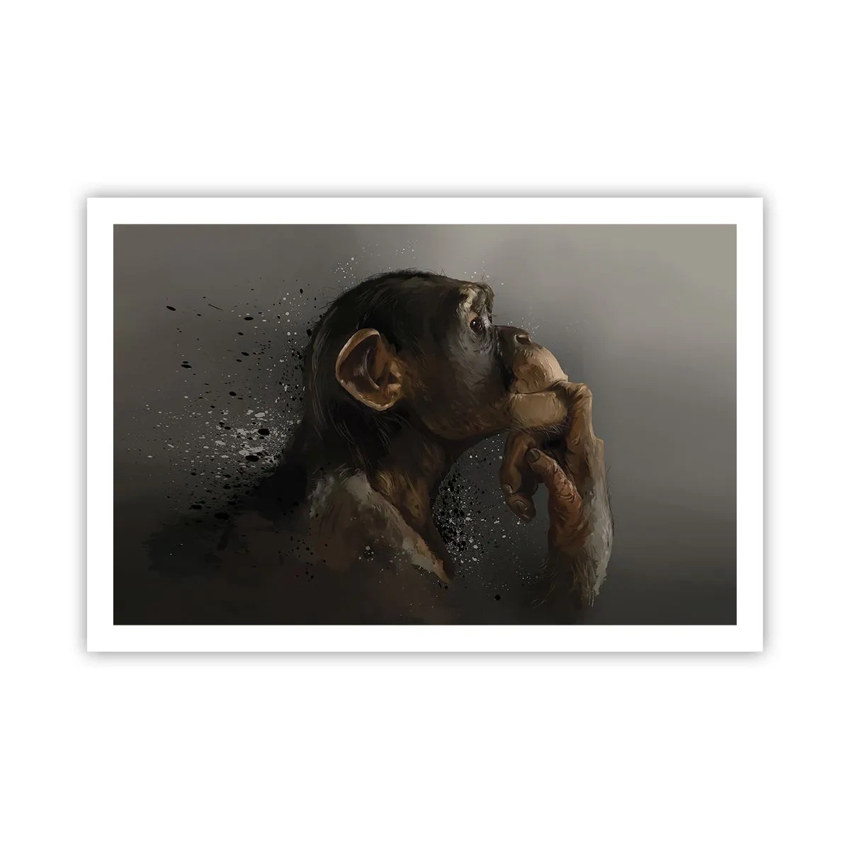 Affiche - Poster - Certainement un penseur - 91x61 cm