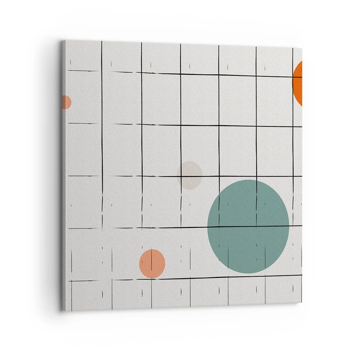 Impression sur toile - Image sur toile - Piégé. Nous ou eux ? - 60x60 cm