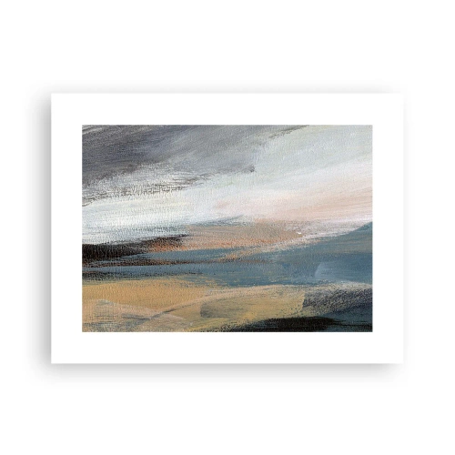 Affiche - Poster - Abstraction : paysage nordique - 40x30 cm