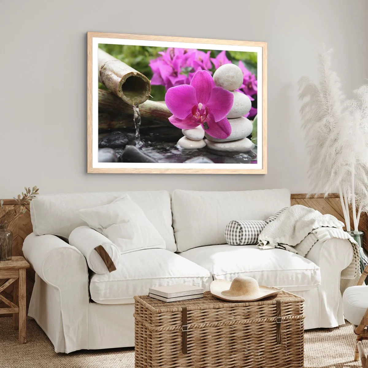 Affiche dans un chêne clair - Poster - Tu te reposes déjà - 40x30 cm