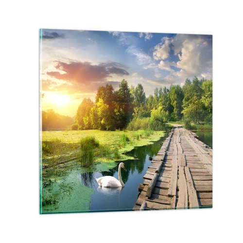 Impression sur verre - Image sur verre - L'été, l'été partout - 30x30 cm