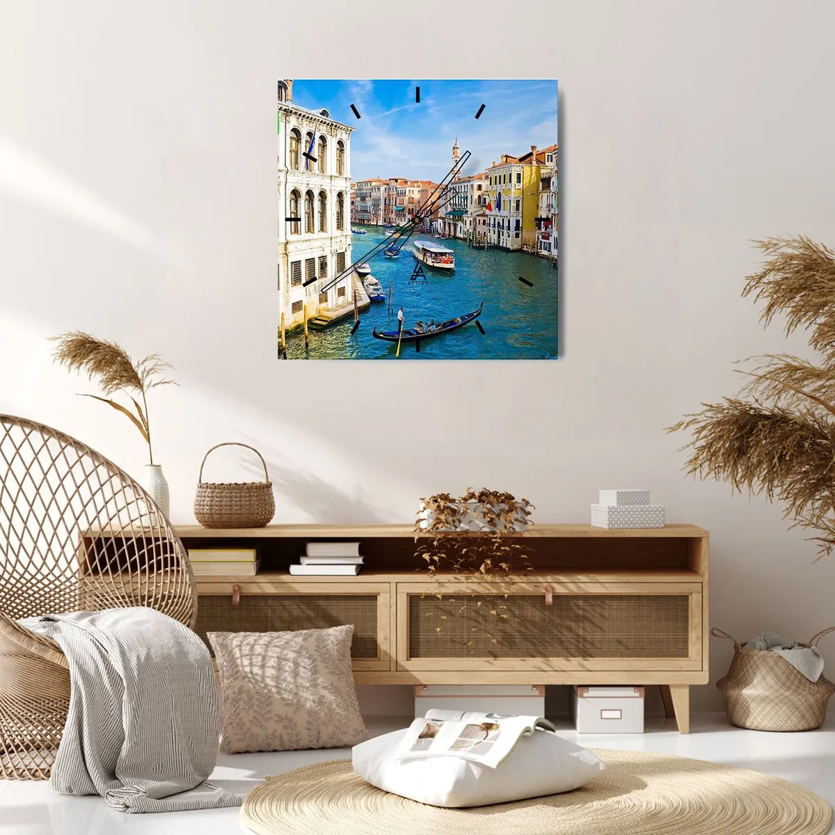 Horloge murale - Pendule murale - Trafic de rue unique au monde - 30x30 cm