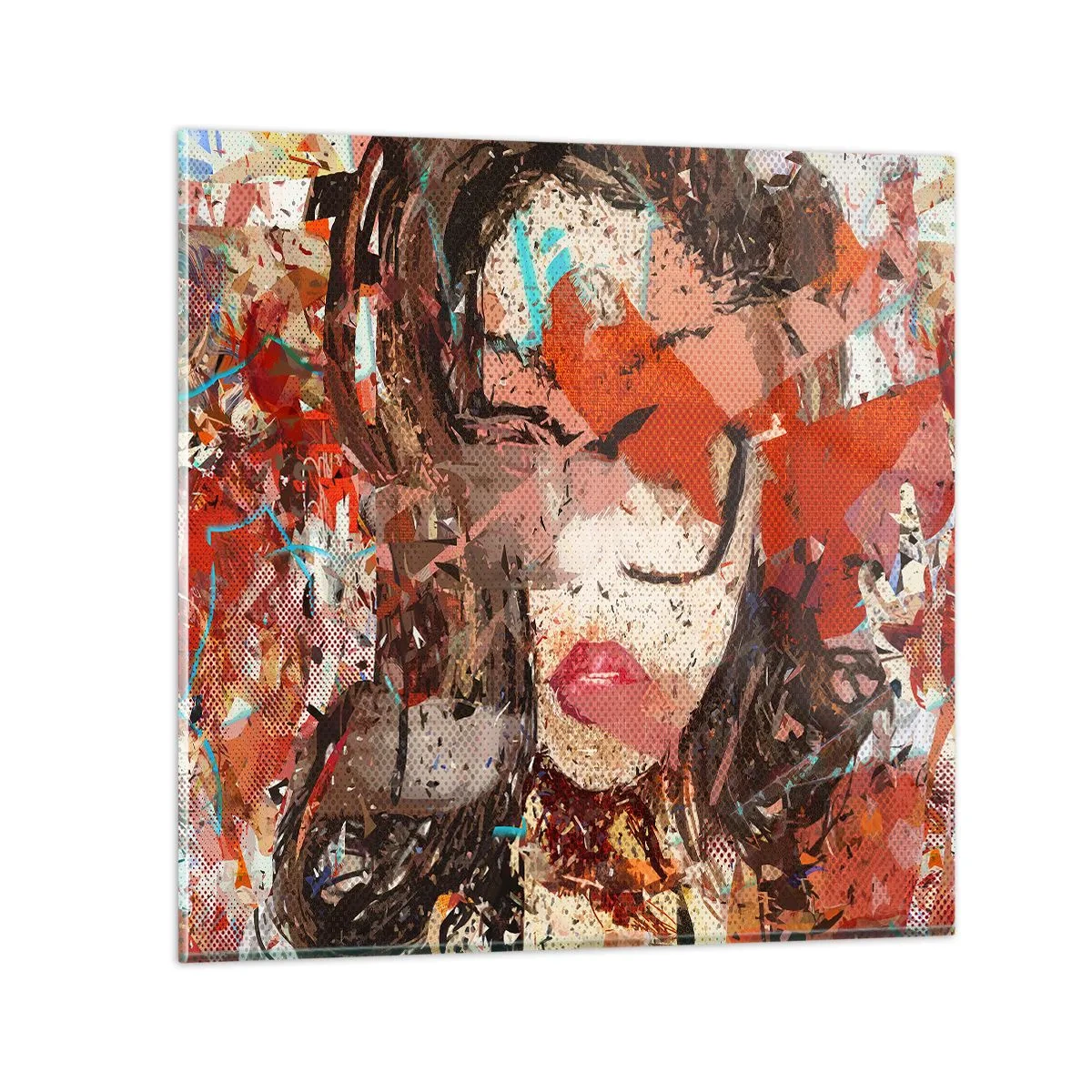 Impression sur verre - Image sur verre - Personne ne sait ce que tu es vraiment - 60x60 cm