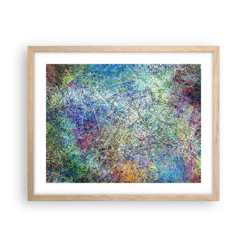 Affiche dans un chêne clair - Poster - Ce n'est pas si simple - 50x40 cm