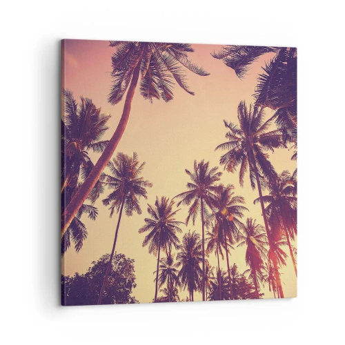 Impression sur toile - Image sur toile - Variation tropicale - 60x60 cm