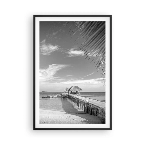 Affiche dans un cadre noir - Poster - Souvenirs ou rêve? - 61x91 cm