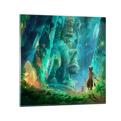 Impression sur verre - Image sur verre - Du grand livre des contes de fées - 30x30 cm