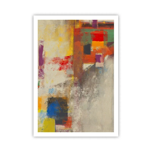 Affiche - Poster - Géométrie des couleurs - 70x100 cm