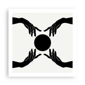 Affiche - Poster - Signe secret - 60x60 cm