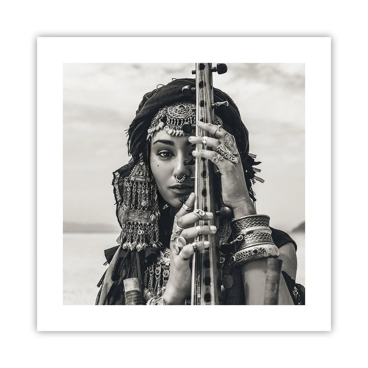 Affiche - Poster - Musique de l'Orient elle-même - 40x40 cm